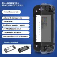 Funda Transparente Para Nintendo Switch Lite Protección Integrada Almacenamiento Ligera Caja Protectora De PC Cristalina - details 0