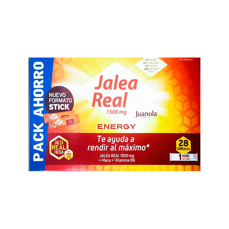 JUANOLA JALEA REAL ENERGY 28 UNIDOSIS PACK AHORRO