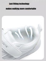 Nuevos Zapatos Deportivos Casuales Para Niños Y Niñas En Piel PU Blanco Zapatos Para Escuela Para Boys Y Girls Tamaño 7-13 Adecuados Para Otoño - details 1