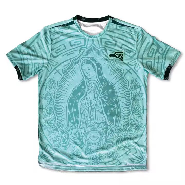 Camiseta De Entrenamiento Deportiva Para Hombres Y Mujeres De Mexico Verano Transpirable Secado Rápido Talla Grande Casual - 1