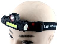 Linterna Frontal LED Recargable Super Brillante Con Magnete De Cola Y Doble Fuente De Luz COB XPE Y Work Light Impermeable Para Camping - details 12
