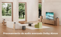 ULTIMEA Poseidon D80 Boom | Barra de Sonido 7.1 con Dolby Atmos | 4 Altavoces Surround | Subwoofer Inalámbrico de 6,5" | Control por App | HDMI eARC - details 3