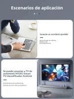 MRSVI I8 Mini Teclado Inalámbrico Con Iluminación De 7 Colores Para Android TV Box PC Ratón Aire 2.4G Remote Compatible Con Russian French Portuguese Arabic - details 7