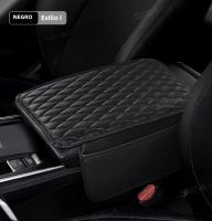 SEAMETAL Funda Para Reposabrazos De Coche Universal Cubierta Transpirable Almohadilla De Descanso Anti-Scratch Protector De Caja Del Consolador Con Bolsa De Almacenamiento Color Negro Gris - details 14