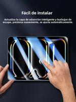 Protector De Pantalla De Vidrio Templado 2Pcs 9H Para iPad A16 11 pro 13 11 12.9 M4 Air 11 13 2026 5 4 3 2 Mini 7 6 10th 10.2 Cubierta Completa Anti- Fingerprint Resistente a Arañazos Instalación Fácil - details 10