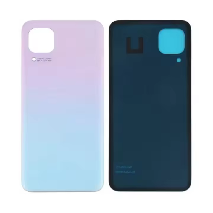TAPA DE LA BATERIA PARA HUAWEI P40 LITE TRASERA REPUESTO CRISTAL TRASERO ROSA - 1
