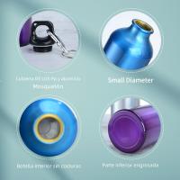 Botella De Agua De Aluminio Reutilizable 750mL Con Correa Portátil a Prueba De Fugas Para Senderismo Viajes Deporte Al Aire Libre Y Gimnasio - details 3