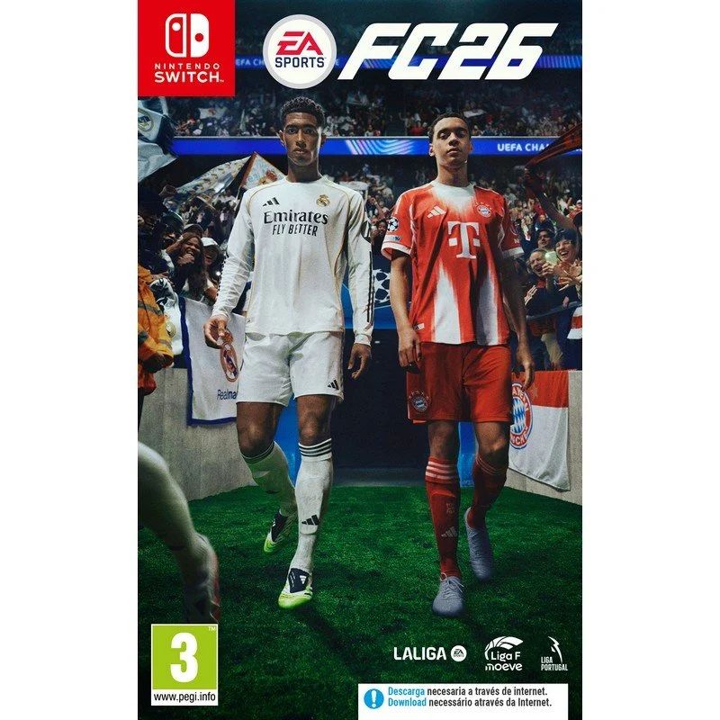 EA Sports FC26 para PS5, PS4 y Nintendo Switch | Gráficos de nueva generación, modos Carrera y Ultimate Team, juego de fútbol realista y multijugador online | Versión importada con carátula en italiano pero con idioma y textos en español seleccionables