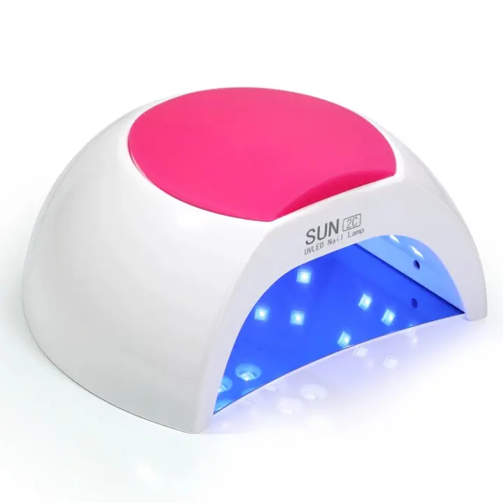 Lámpara de uñas Sun2C, secador de esmalte de Gel de 48W, luz de pedicura, lámpara de manicura, máquina secadora de Gel para decoración de uñas, lámpara LED UV para uñas sin manos negras - 1