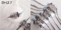 Headband Para Bebés Niñas Recién Nacidos Accesorios De Pelo Con Flor Ropa De Bebé Estilo Lindo Material Algodón Blends Propiedades Fotográficas - details 29