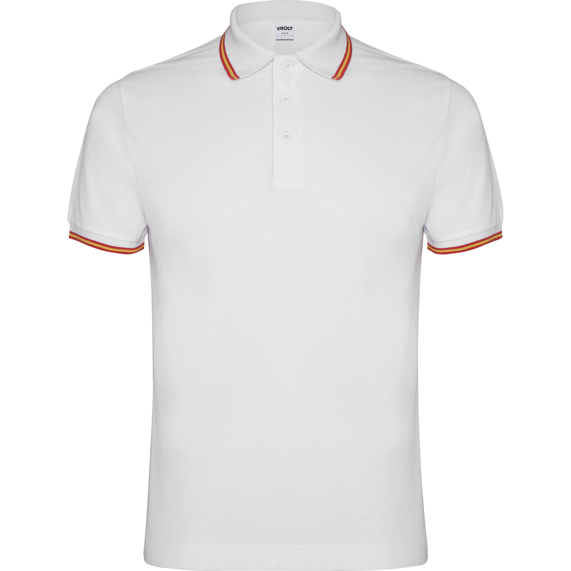 ROLY - NATION polo de manga corta de hombre con bandera de españa