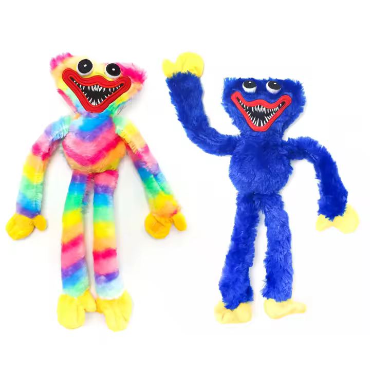 XOKOTAKI Peluche Poppy Huggy Wuggy de Terror Navidad - Juguete de Videojuego de Fábrica de Juguetes para Niños y Adultos - 1