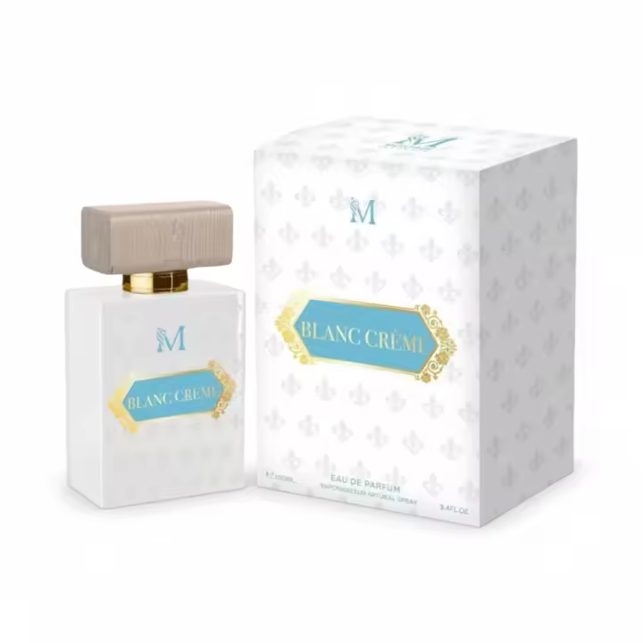 Perfume Blanc Crème Eau de Parfum, fragancia suave y cremosa con un aroma elegante y envolvente, ideal para uso diario o momentos especiales. Presentado en frasco original con estuche. 🚚 Envíos a España 24/48 horas. - 1