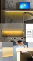 Tira De Luz LED COB DC12V Con Sensor De Toque Inalámbrico Para Decoración De Habitaciones Lámpara De Miroir De Madera Acrílica Ajustable - details 6