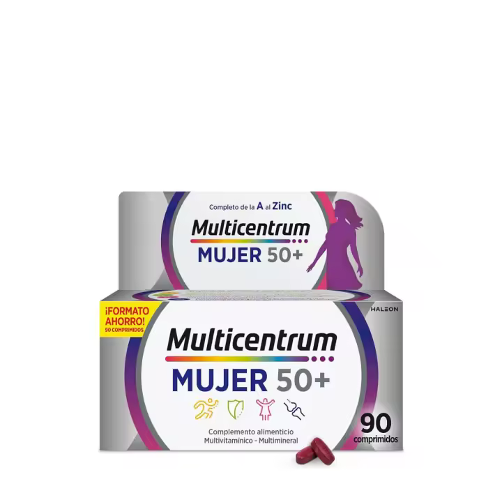 Multicentrum mujer 50+ 90 comprimidos - 1