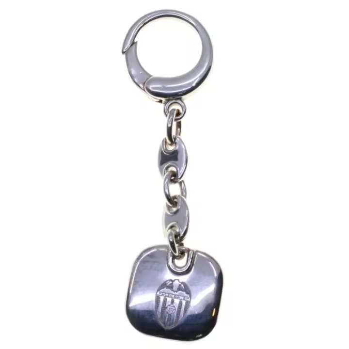 CHRISTIAN GAR Llavero Plata 30 Gr. Cuadrado 2.5 X 2.5 Cm - 1