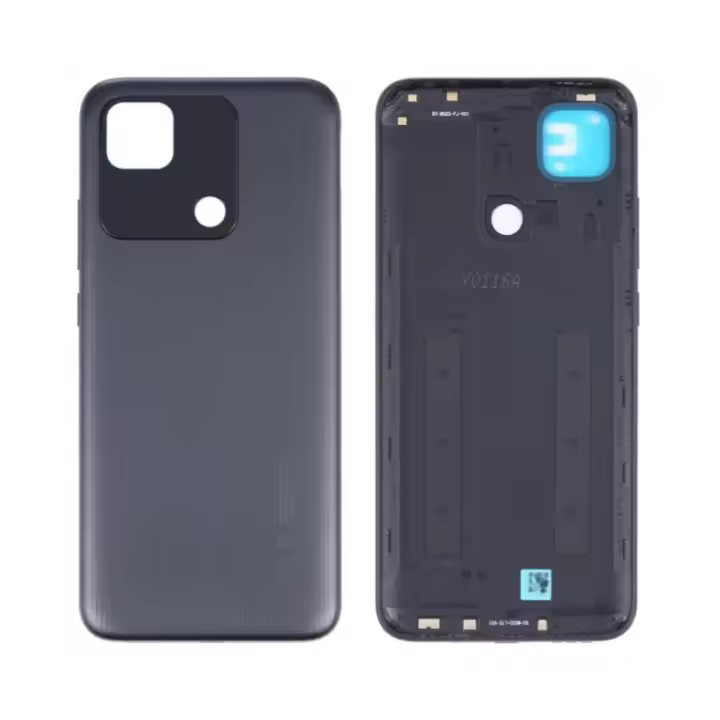 TAPA BATERIA COMPATIBLE CON XIAOMI REDMI 10A TRASERA REPUESTO GRIS GRAFITO NEGRO - 1