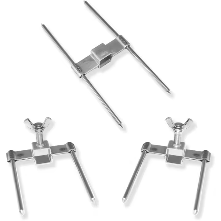 Pinchos de Asador de Pollos de Acero Inoxidable - Recambio Universal Espadas 12mm GOLDMAN SERVICE - 1