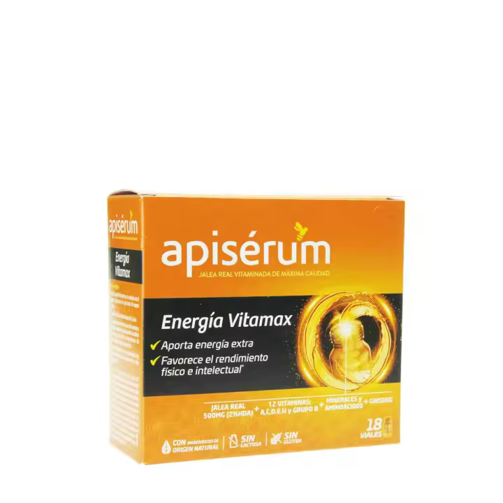 Apisérum energía vitamax 18 viales - 1