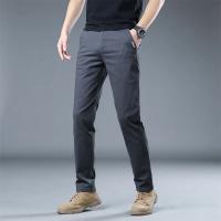 Pantalones Casuales Para Hombre 98% Algodón Gris Caqui Trabajo Pantalones De Oficina Talla Grande Moda Coreana Y2k Ropa De Marca Jogger Cargo - details 10