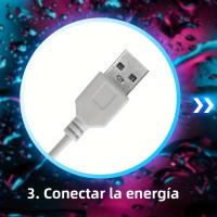 Lámpara LED USB Para Decoración De Estudio De Pestañas Con Efecto Neón Para Salón De Belleza Spa Y Tiendas De Cabello - details 5