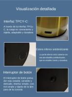 Lámpara De Noche LED Retro Con Sensor De Toque En Forma De Setas Recargable Para Decoración De Dormitorio Restaurante Bar - details 8