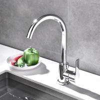 Grifo De Cocina Con Doble Función Montado En Plataforma Monomando Regulador De Agua Caliente Y Fría Acero Inoxidable Moderno - details 6