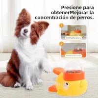 Dispensador De Alimentos Para Perros En Forma De Pato Amarillo Juguete Interactivo Para Entrenamiento Y Enriquecimiento Mental Dispensador De Golosinas - details 2