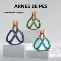 Harnés De Nylon Malla Para Perros Pequeños Y Medianos Reflectante Y Ajustable Harnés De Algodón Suave Para Pitbull Bulldog - details 2