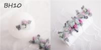 Headband Para Bebés Niñas Recién Nacidos Accesorios De Pelo Con Flor Ropa De Bebé Estilo Lindo Material Algodón Blends Propiedades Fotográficas - details 12