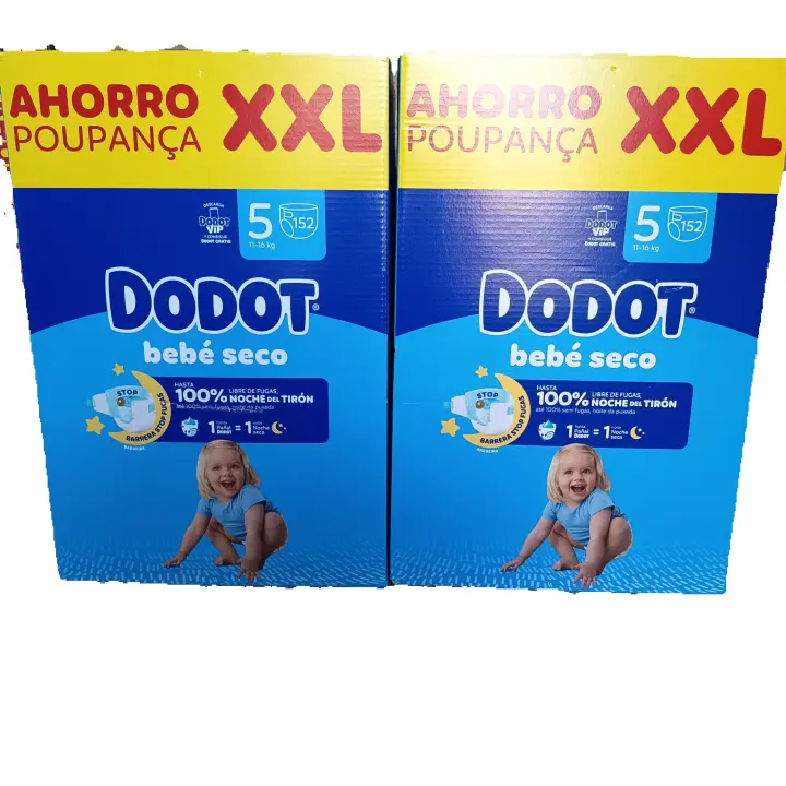 Dodot - Pañales Sensitive Talla 5 para bebé 11-16 kg, pack ahorro 304 unidades - 1