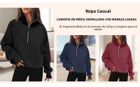 Nueva Sudadera De Mujer Con Capucha Cuello Erguido Otoño Invierno Color Sólido Fleece Manga Larga Bolsillos Cierre Media Pullover Suave - details 86