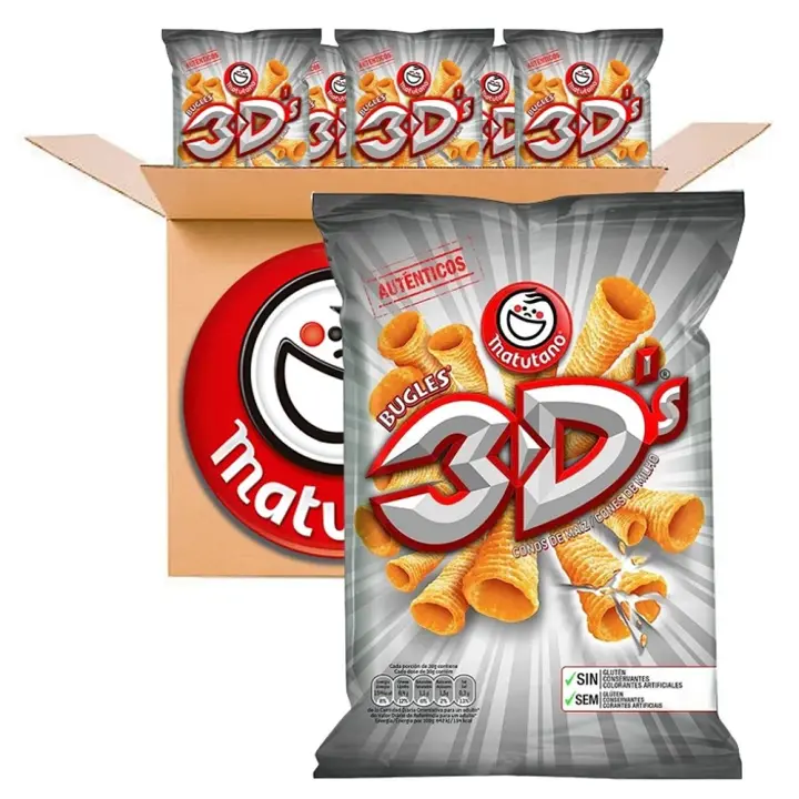 Bugles 3D Matutano 35 gr. 20 paquetes. 8410199030306 - 1