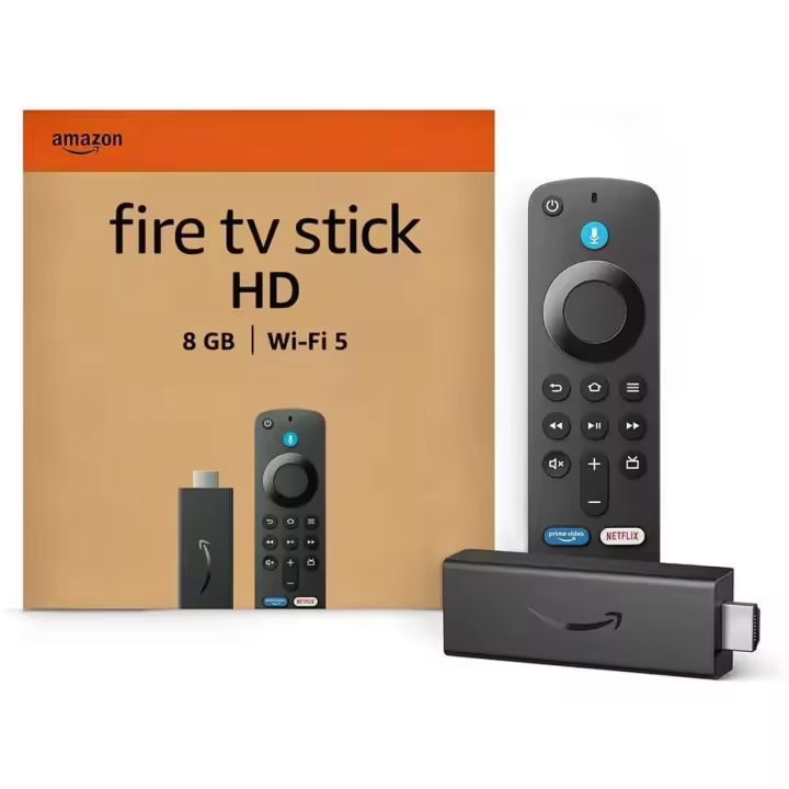 Amazon Fire TV Stick HD (Última generación)con TV en directo gratuita, mando por voz Alexa, controles de Hogar digital y reproducción en streaming HD - 1