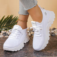 Zapatillas Deportivas Casuales Para Mujer Con Malla Transpirable Y Suelas Suaves Zapatos Deportivos Versátiles Para Todas Las Estaciones - details 0