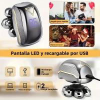 Afeitadora Eléctrica Para Hombres 7 Cuchillas Recargable a Prueba De Agua Shaver De Barba Máquina De Afeitar Cabeza Desmontable Para Limpieza Completa Con Dispositivo De Afeitar Barba - details 1