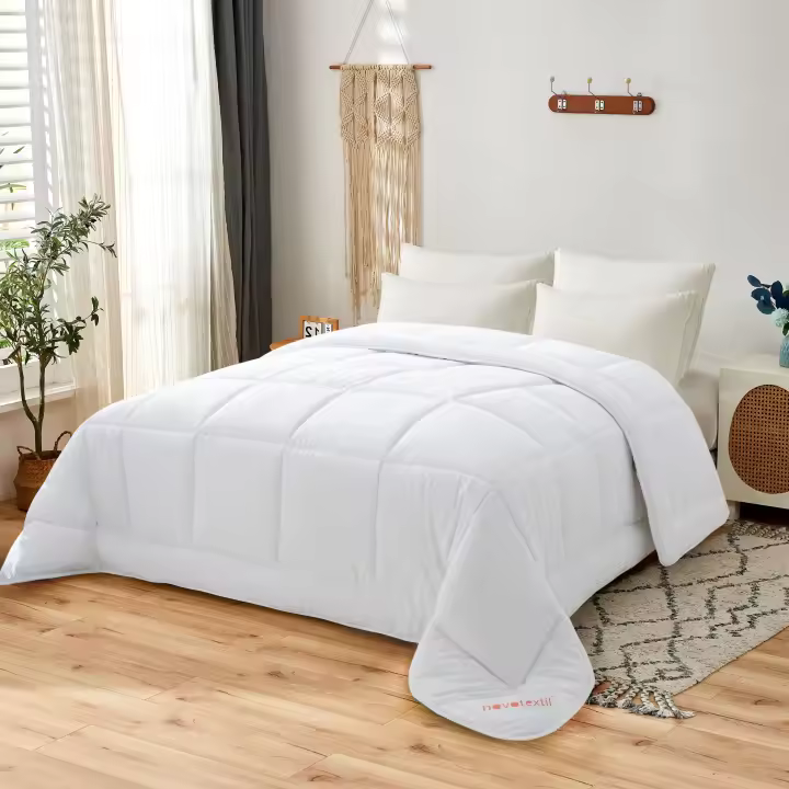 Novotextil Edredón Nórdico 100% Microfibra 350 gr/m² – Relleno Nórdico Invierno Blanco Suave, Transpirable y Hipoalergénico - 1
