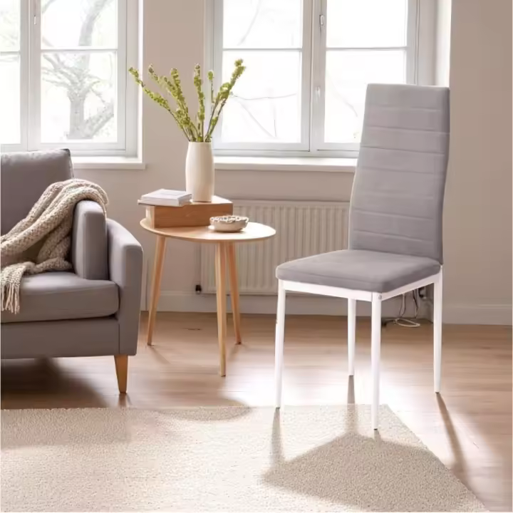 Silla de Comedor Yuri Jarama 1 Marengo/blanco 96,6x40x39,7 Cm Diseño Moderno - 1