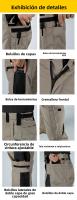 Pantalones Tácticos Impermeables Para Hombres Múltiples Bolsillos Cargo Resistentes Al Desgaste Ropa De Trabajo Al Aire Libre Para Senderismo - details 19