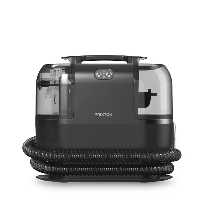 PRIXTON Aspirador de Alfombras y Tapicerías AquaClean Steam Pro 1700W con Vapor y Agua Caliente 60 °C, 15 kPa, Doble Depósito y 4 Accesorios - 1