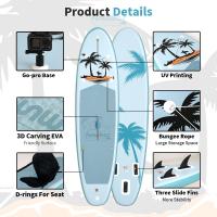 FunWater 335*84*15cm Máx. 165 KG Tabla Paddle Surf Hinchable de Remo Inflable de pie, con Todos los Accesorios de Sup Adecuado para Todos los Niveles, Incluidas Las Bombas de Doble acción - details 0