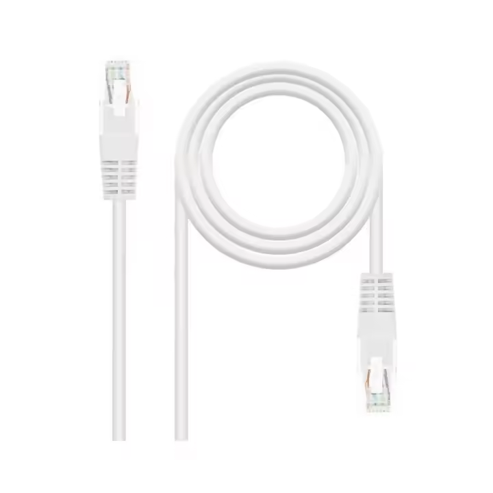 Cable de Red RJ45 UTP Nanocable 10.20.0400-W Cat.6 50cm Blanco - 1