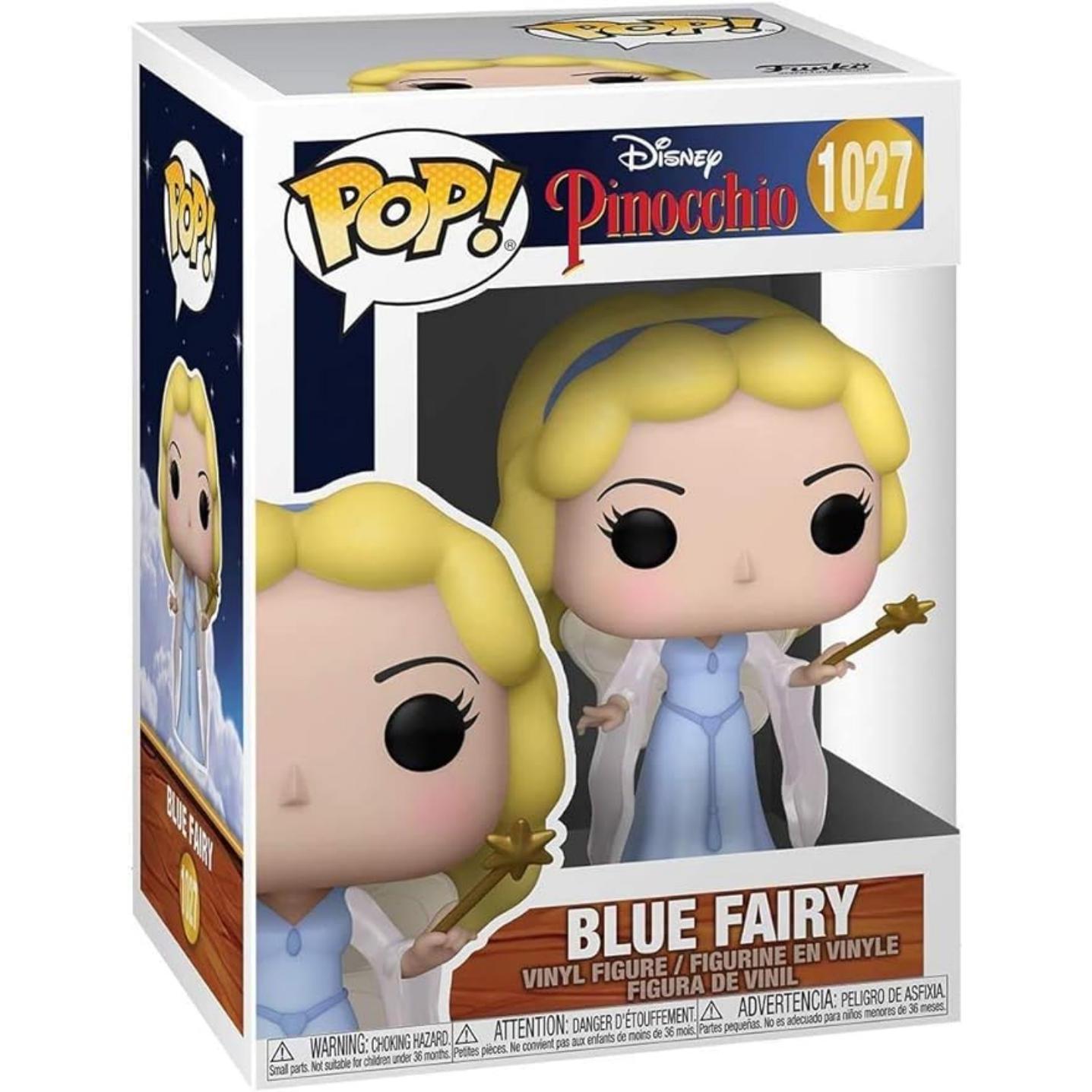 Funko Pop Pinocho Disney 1027 Blue Fairy Hada Madrina Azul Versión Normal o Especial Chase
