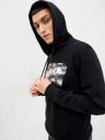 Jack & Jones Hombre Sudadera con capucha de 270 grs Mod JJWAII SHAPE logo estampado Moda Casual Informal Ref 269316 - details 7