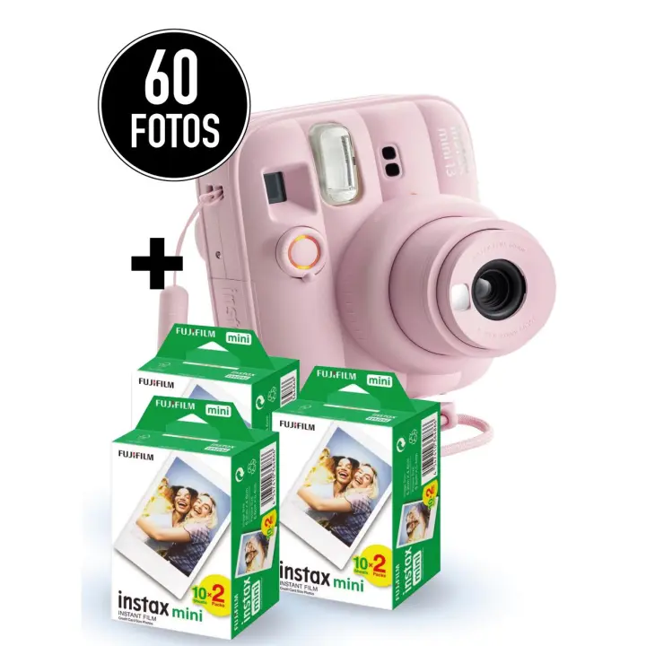 PACK Cámara instantánea INSTAX MINI 13 + 60 PELÍCULAS INSTAX MINI- FUJIFILM - 1