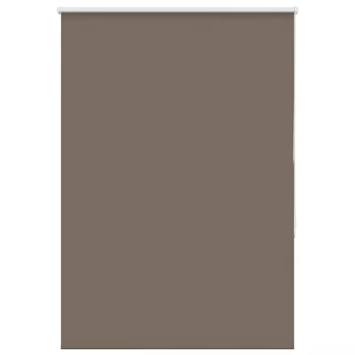 Estor Enrollable Opaco Color Café 115x150 cm Tela Ancho 110,7cm - 1