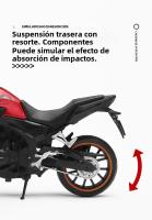 Honda CB400X Diecast Modelo De Motocicleta a Escala 1/12 Realista Para Enthusiasts De Bicis Regalo Ideal Para Todas Las Edades - details 4