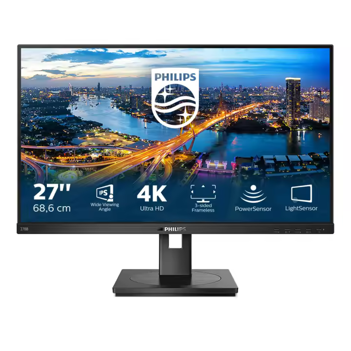 Philips B Line 278B1/00 - 27" 4K Ultra HD - LED - Negro - 60Hz - 1