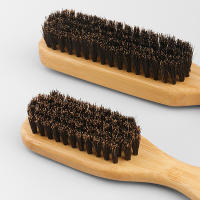 Cepillo De Limpieza Para Barba Con Mango De Madera Y Pelo De Cebo Anti Estático Herramienta De Peinado Para Hombres Cepillo De Afeitar Para Peluquero - details 9