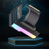Soporte Vertical Para Tarjeta Gráfica Con Cable PCI-E 4.0 X16 Riser De 15cm Soporte Para GPU De 90 Grados Derecho - details 3